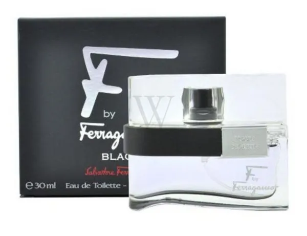 Image of Salvatore Ferragamo F by Ferragamo Black Eau de Toilette For Him 30ml