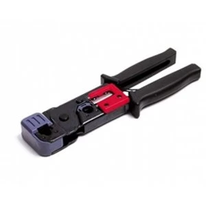 Image of RJ45 RJ11 Crimp Tool with Cable Stripper