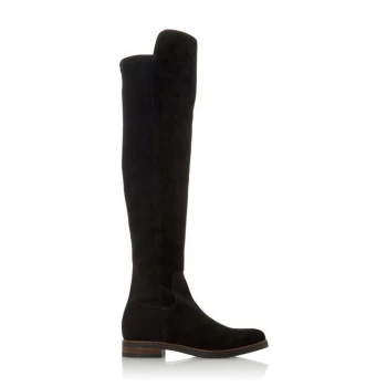 Image of Dune London Tropic Stretch Boots - Black Suede