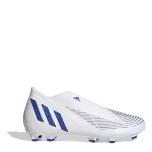 Image of adidas Predator Edge.3 Laceless Firm Ground Football Boots - White