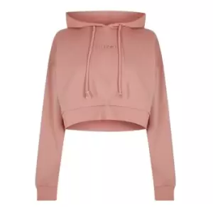 Image of Ellesse Crop Hoodie - Pink