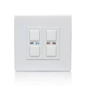 Image of Lightwaverf White Flat Screwless Dimmer Switch