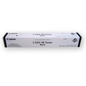 Image of Canon CEXV49 Black Laser Toner Ink Cartridge
