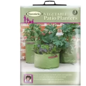 Image of Haxnicks Patio Vegetable Planters x3