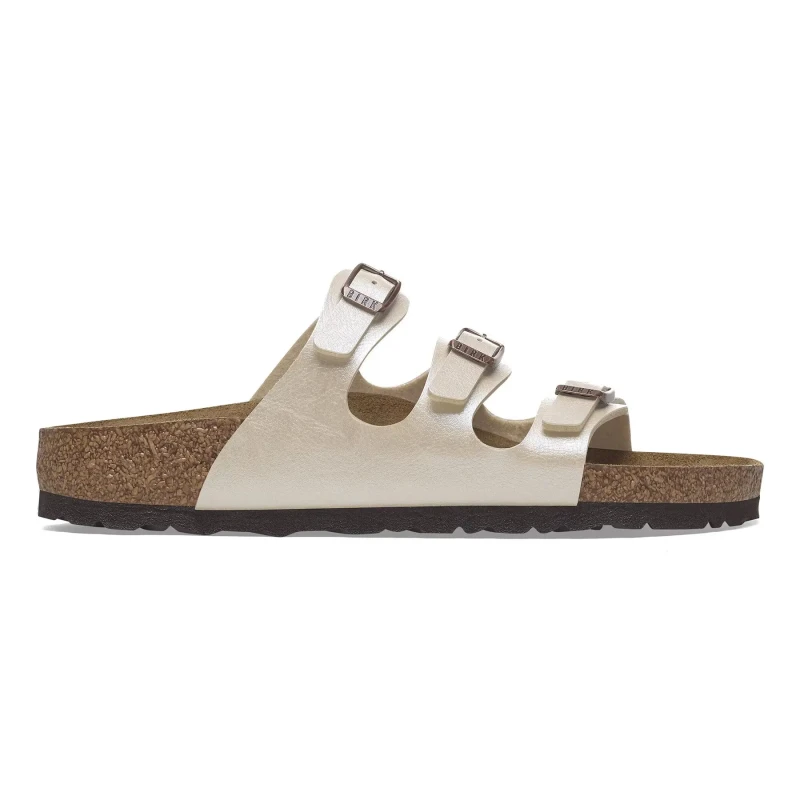 Image of Birkenstock Womens sandals Birkenstock Florida BS Birko-Flor Blanc Female 36 Etroit