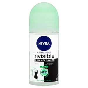 Image of Nivea Female Black and White Fresh Deodorant 50ml