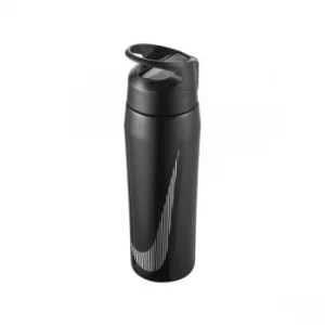 Image of Nike Stainless Steel Hypercharge 24oz Bottle Metallic Black