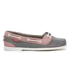Image of Chatham Harper Ladies low front boat shoe - Grey