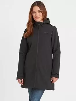 Image of TOG24 Keld Long Softshell Jacket, Black, Size 14, Women