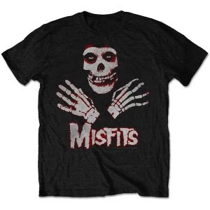 Image of Misfits - Hands Unisex Small T-Shirt - Black