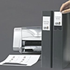 Image of 3L Label Holders and 48 Inserts 35x75mm 10321 (PK48)