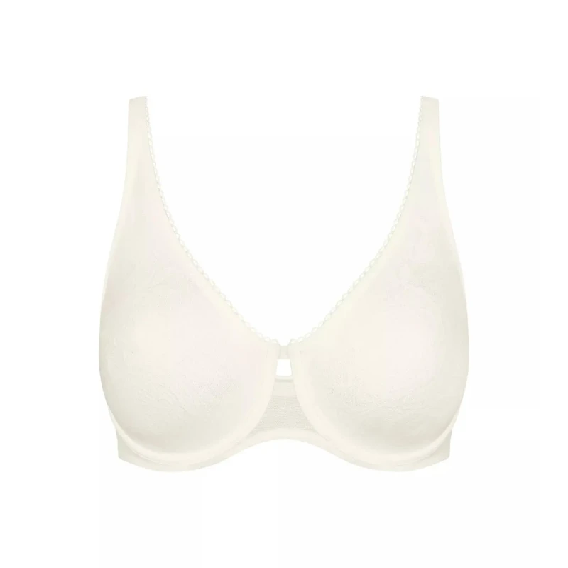 Image of Triumph Wild Rose Sensation Minimiser Bra White Women 38DD;36DD;34DD;38D;36D;34D;38C;36C;34C;38F;36F;40E;38E;36E;40DD;40D;40C