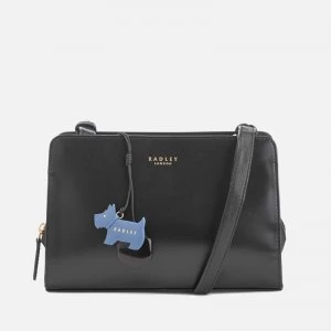 Image of Radley Womens Liverpool Street Medium Zip Top Cross Body Bag - Black