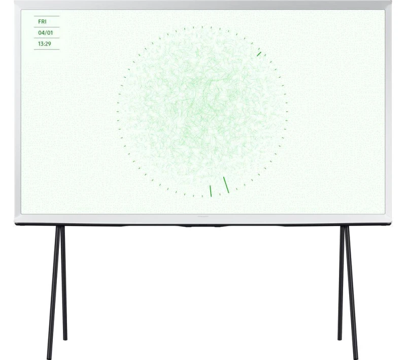 Image of Samsung The Serif QE43LS01DAUXXU Smart 4K Ultra HD HDR QLED TV with Bixby & Amazon Alexa - Cloud White 8806095569666