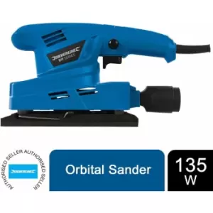 Image of Silverline - Orbital Sander Flat 1/3 Sheet 135W Power Tools 521333