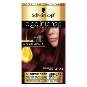Image of Schwarzkopf Oleo 4-23 Burgundy Red Hair Colour