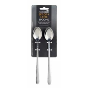 Image of MasterClass Stainless Steel Latte Spoons Set 4