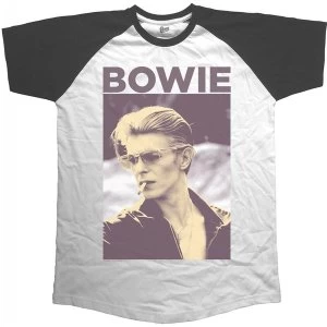 Image of David Bowie - Smoking Mens X-Large T-Shirt - Grey