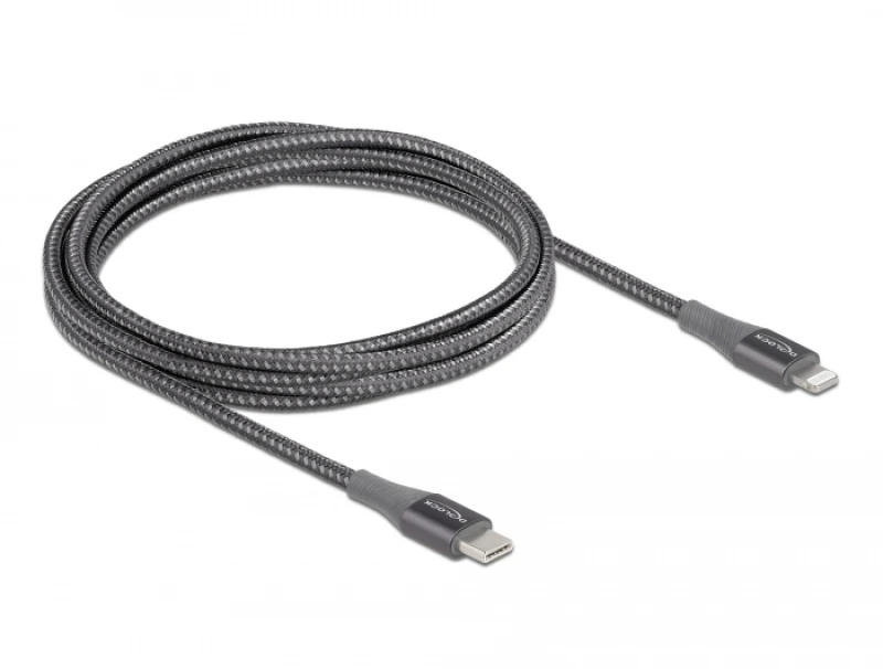 Image of DeLOCK Data and charging cable USB Type-C to Lightning for iPhone. iPa