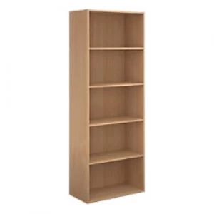 Image of Dams International Bookcase with 4 Shelves Contract 25 756 x 408 x 2030 mm Beech
