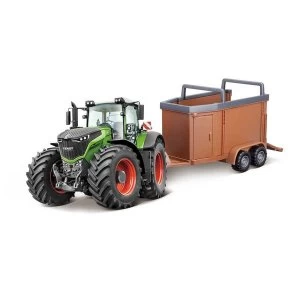 Image of Fendt 1000 Vario & Livestock Forwarder Tractor Model