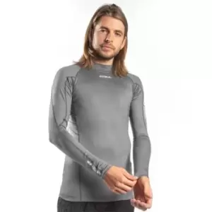 Image of Gul Uv Protection Fl Ls Rashguard - GREY/MARL