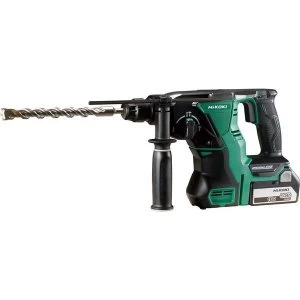 Image of HiKOKI DH18DBL 18V Cordless SDS-Plus Hammer Drill With 2 x 5.0ah Batteries, Case and Charger