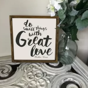 Image of KZM335 Brown White Black Decorative Framed MDF Painting