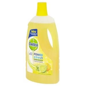 Image of Dettol Citrus Power & Fresh Multi-purpose floor cleaner 1L
