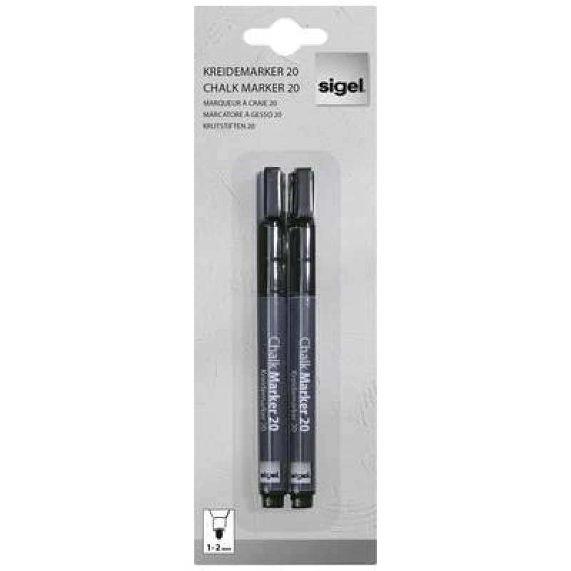 Image of Sigel Sigel BA177 BA177 Chalk Black 1 mm, 2mm BA177