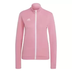 Image of adidas Entrada 22 Track Top Womens - Semi Pink Glow