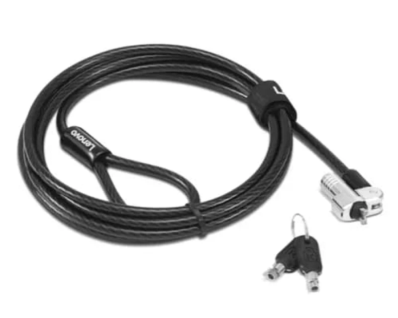 Image of Lenovo 4XE1L51710 cable lock Black 1.8 m 4XE1L51710
