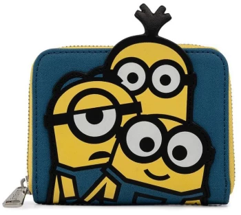 Image of Minions Loungefly - Triple Minion Bello Wallet multicolour