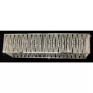 Image of Impex Melenki 8 Light Polished Chrome Ceiling Pendant