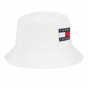 Image of Tommy Jeans Mens Heritage Bucket Hat - White