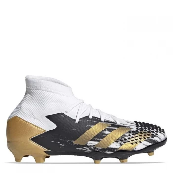 Image of adidas Predator 20.1 Junior FG Football Boots - White/MetGold