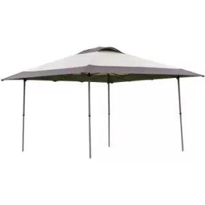 Image of 4 x 4m Pop Up Tent Gazebo Outdoor w/ Adjustable Legs and Roller Bag - Outsunny