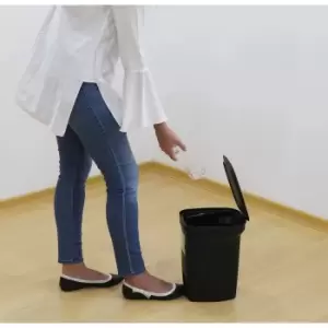 Image of Tramontina Plastic Pedal Bin 10l - Black