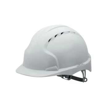 Image of EVO2 Vented White Safety Helmet - JSP