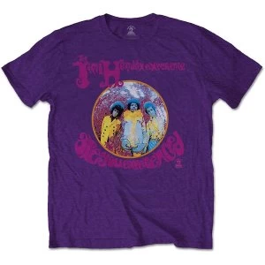 Image of Jimi Hendrix - Are You Experienced Unisex Medium T-Shirt - Purple