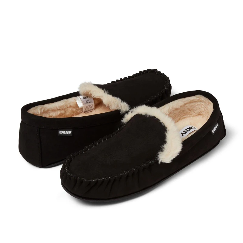 Image of DKNY Electra Mens Slippers - Black 7