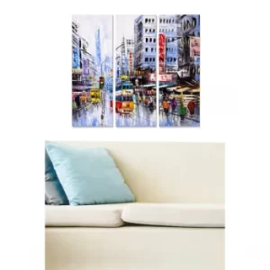 Image of MDF613777439 Multicolor Decorative MDF Painting (3 Pieces)