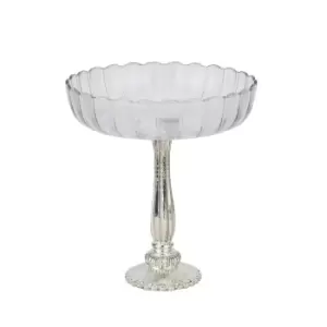 Image of Large Fluted Glass Display Bowl