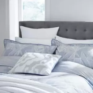 Image of Bedeck Of Belfast Asami Single Duvet Cover, Chambray Blue