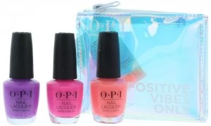 Image of O.P.I Neon Nail Polish Trio Set Positive Vibes Only