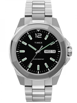 Image of Timex Black And Silver 'Metropolitan' Chronograph Classical Watch - TW2U14700