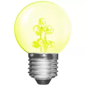 Image of Kosnic 1W Startree LED ES/E27 Golf Ball Yellow - KSTR01GLF/E27-Yellow