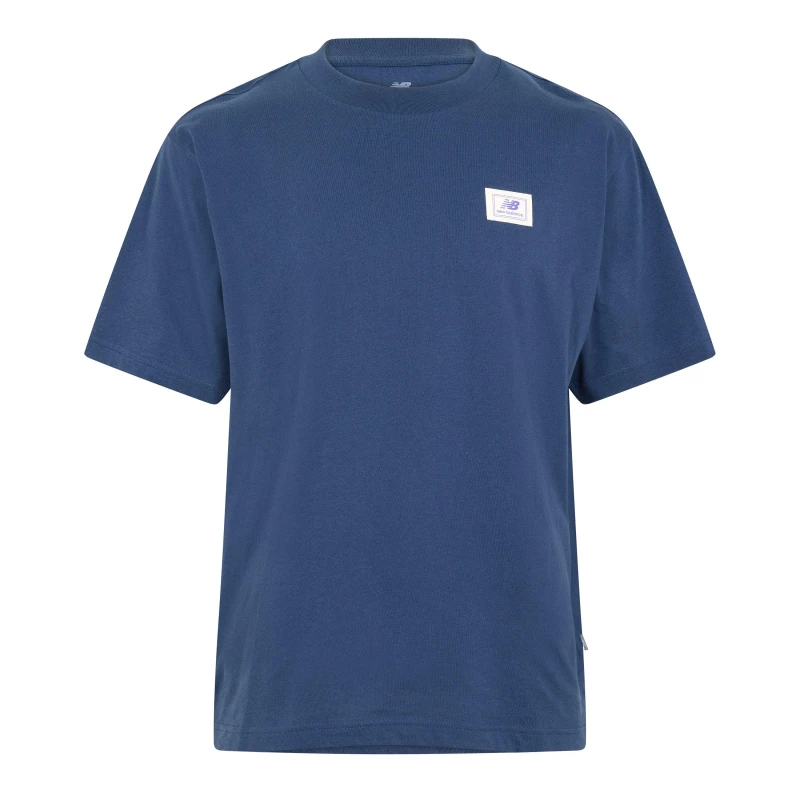 Image of New Balance NBLS Logo T-Shirt Sn63 Navy male M