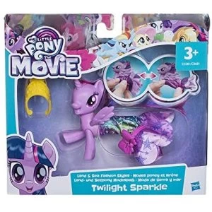 Image of My Little Pony - The Movie Princess Twilight Sparkle Land & Sea Fashion Playset