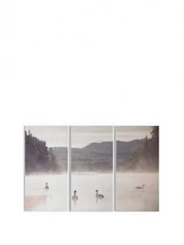Image of Graham & Brown Swan Lakeside Printed Canvas